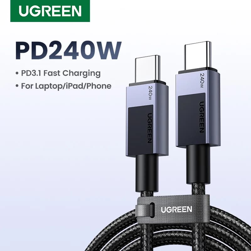240W USB-C to USB-C Cable with PD3.1 Fast Charging