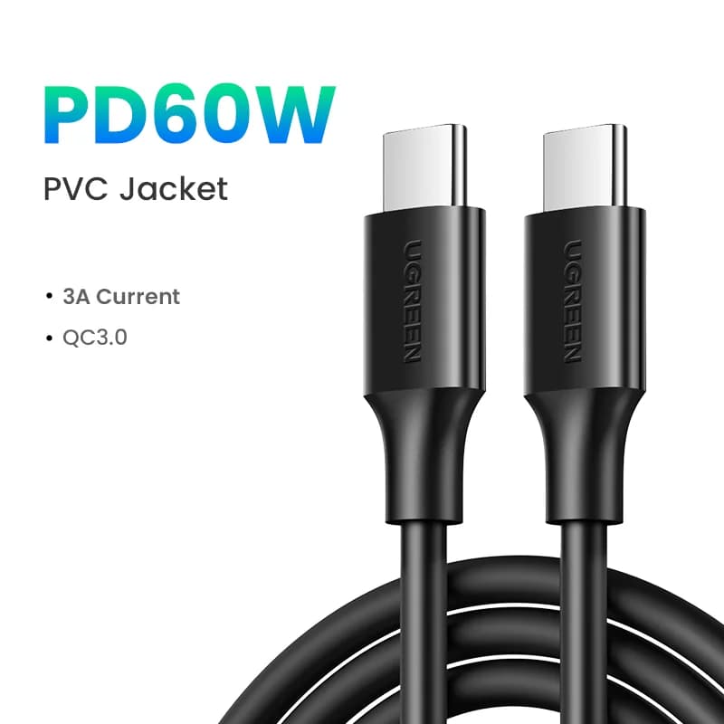 90-Degree USB-C Cable, 100W PD, Gaming