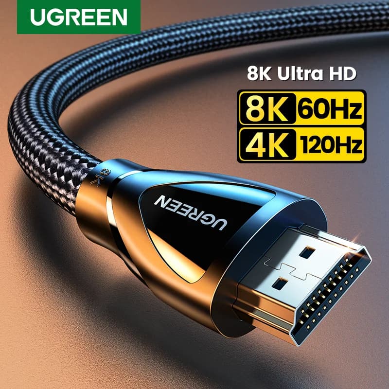 HDMI 2.1 Cable, 8K 60Hz and 4K 120Hz Support