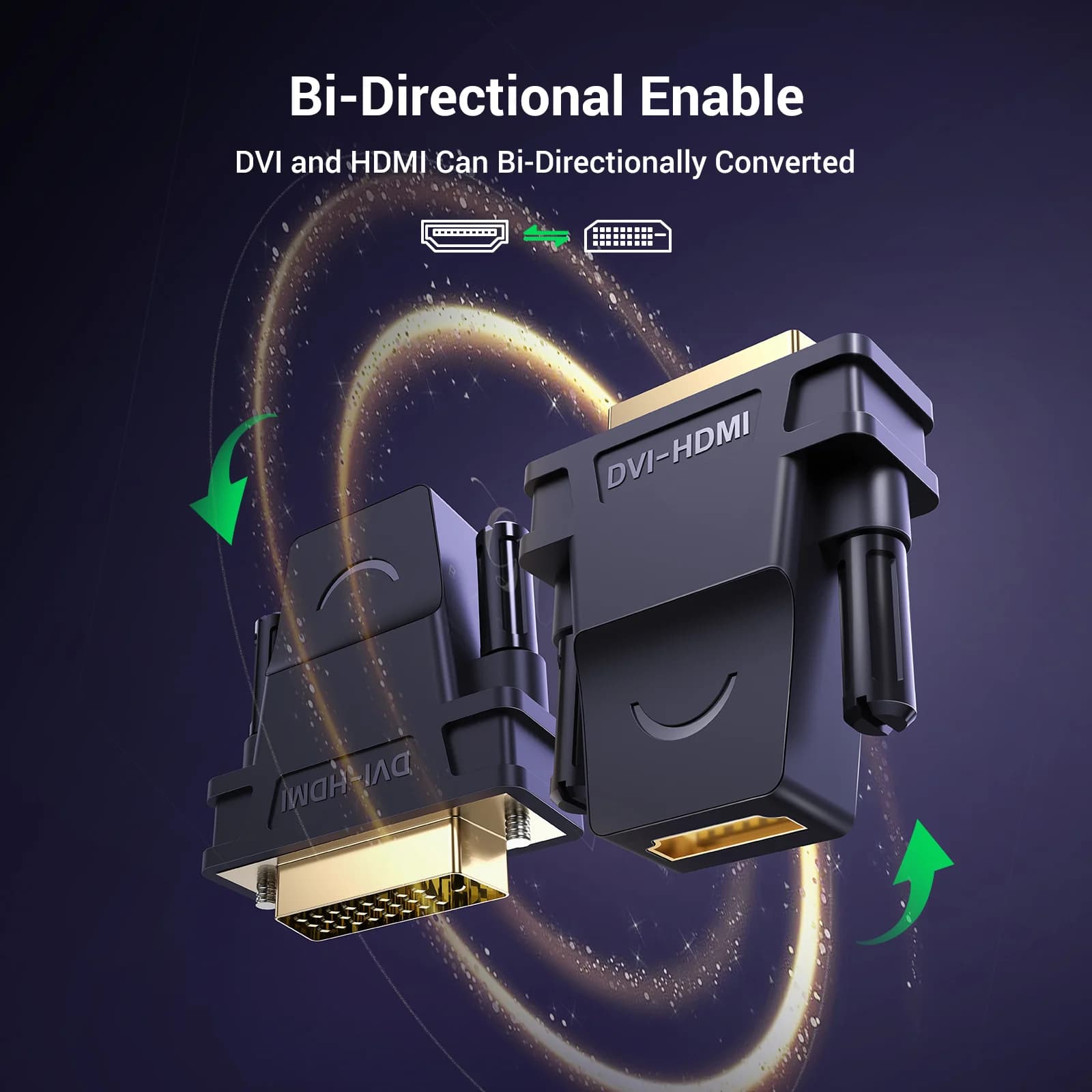 Bidirectional DVI-D to HDMI Adapter