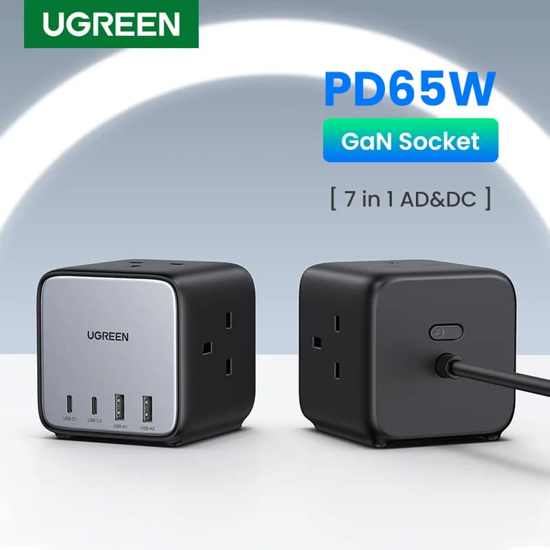 65W GaN Desktop Charging Station with USB-C