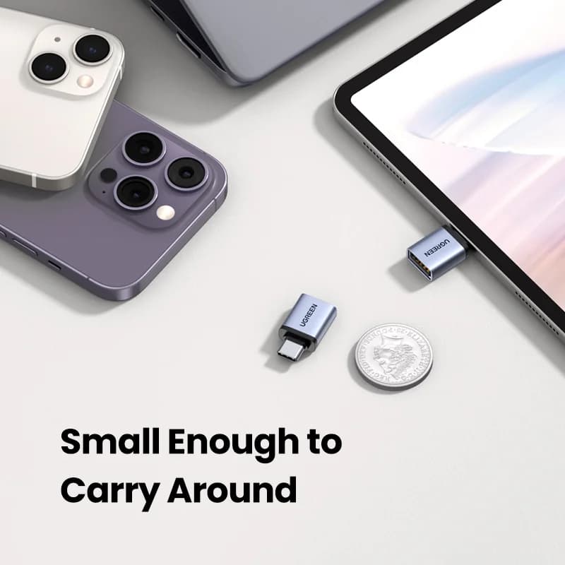 USB-C to USB-A Female OTG Adapter
