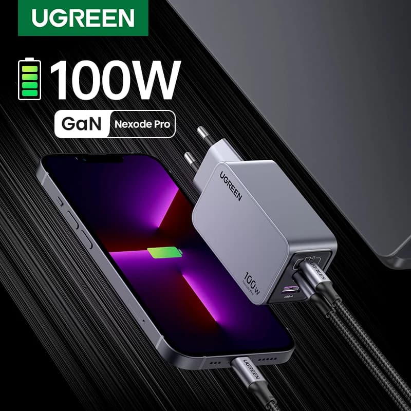 100W GaN USB-C Fast Charger, Korean Plug