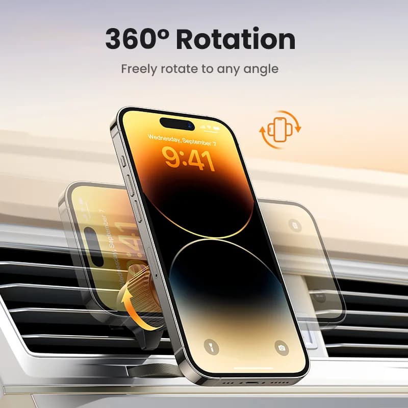 Qi2 Magnetic Wireless Car Charger Stand, 25W