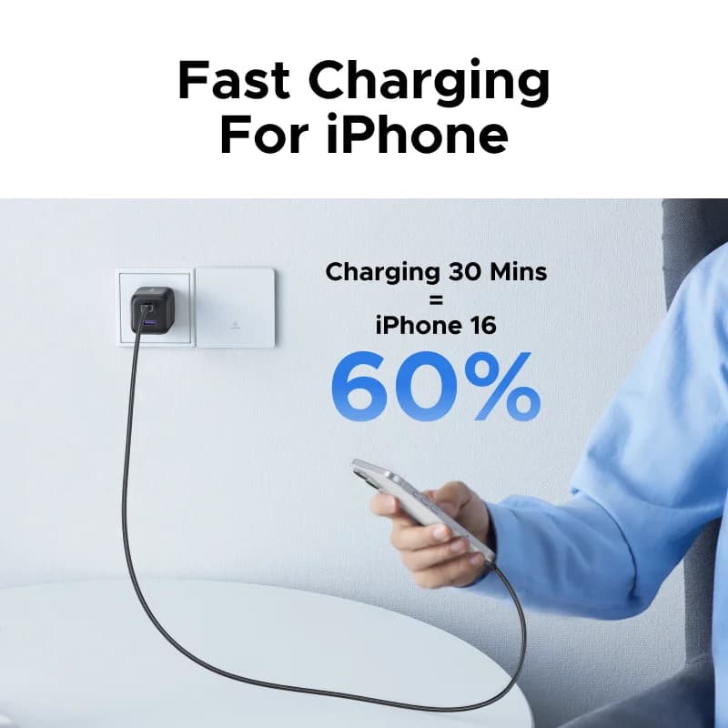 45W GaN USB-C PD Charger with PPS