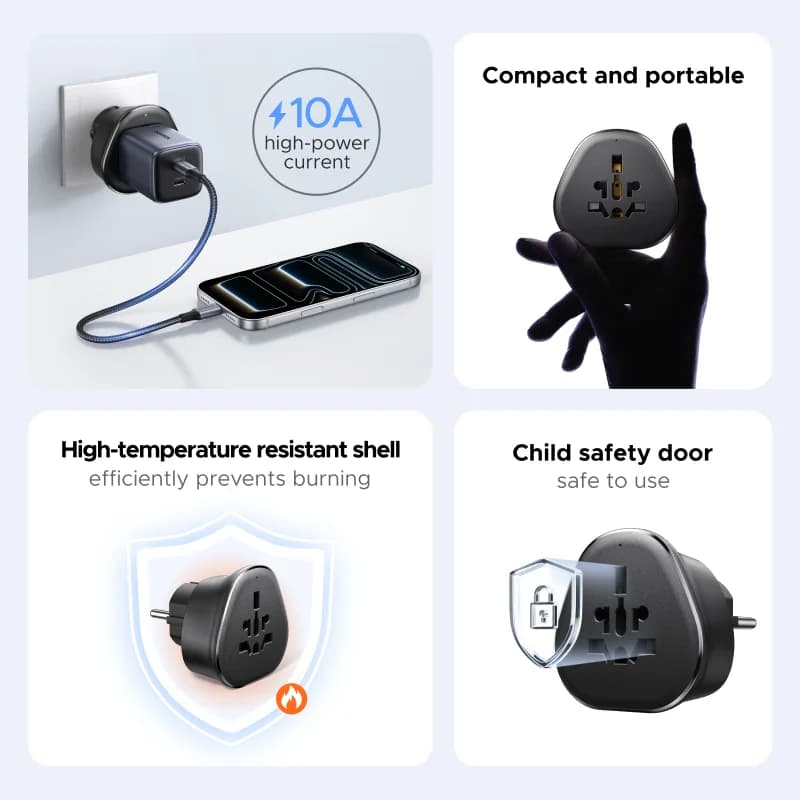 Universal Multi-Country Travel Power Adapter