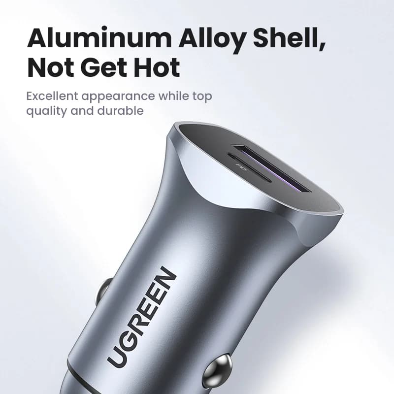 USB-C Car Charger with Quick Charge