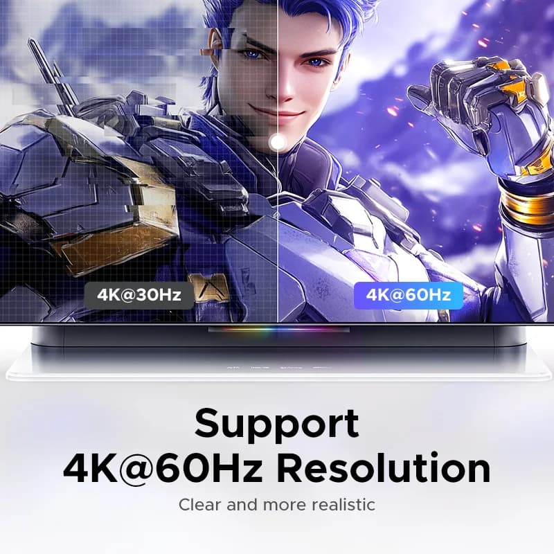2-in-1 HDMI and USB-C Switch with 4K 60Hz Support
