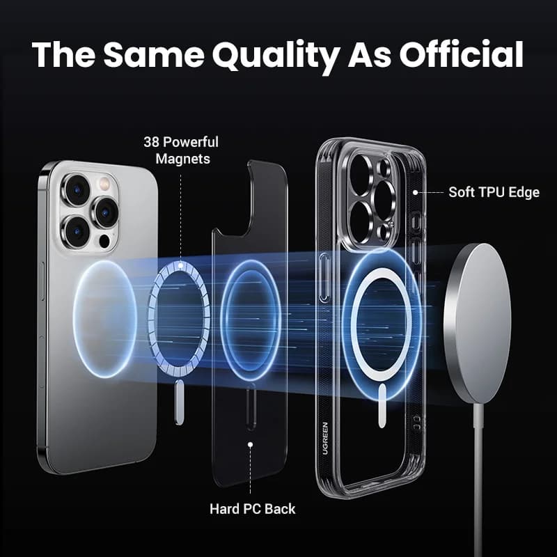 Magnetic Shockproof TPU Case for iPhone