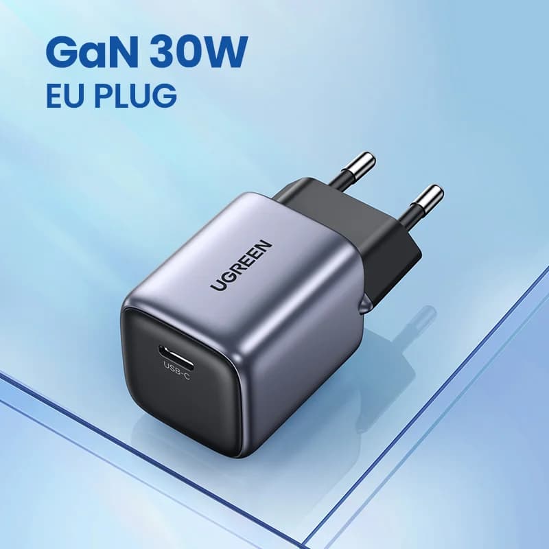 30W GaN USB-C Fast Charger with PD 3.0