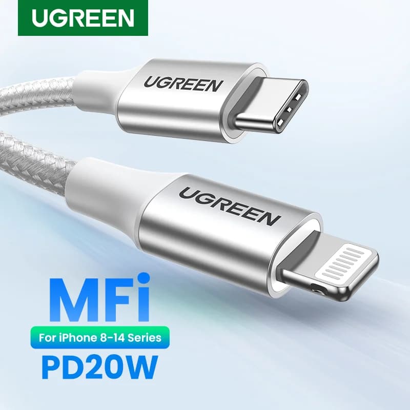 MFi USB-C to Lightning Cable, 30W PD Fast Charge