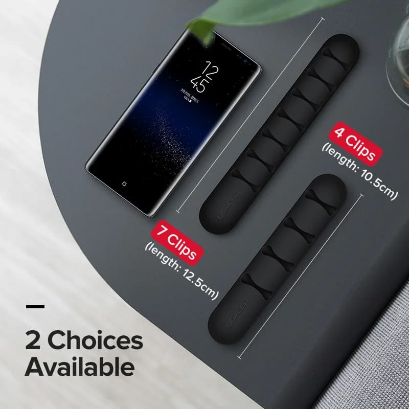 Silicone USB Cable Organizer Clips