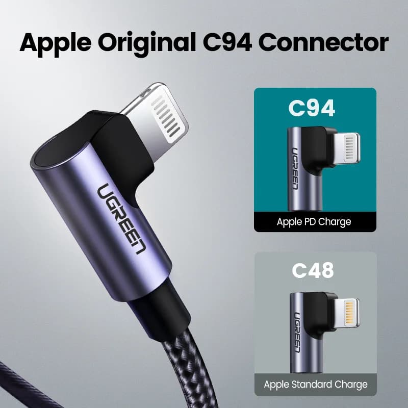 MFi USB-C to Lightning Cable, PD 20W