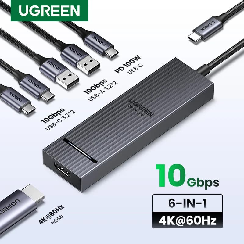 USB-C Hub with 4K HDMI & 100W PD