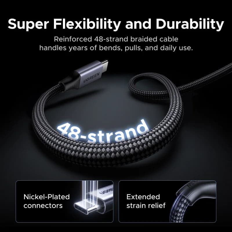 Magnetic 100W USB-C to USB-C Fast Charging Cable