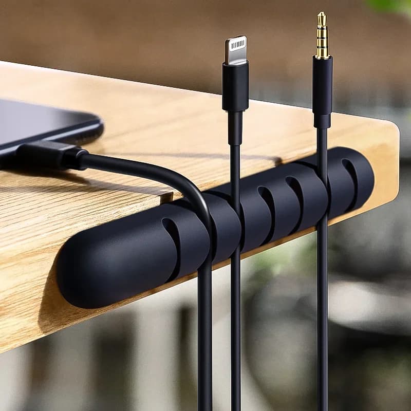 Silicone USB Cable Organizer Clips