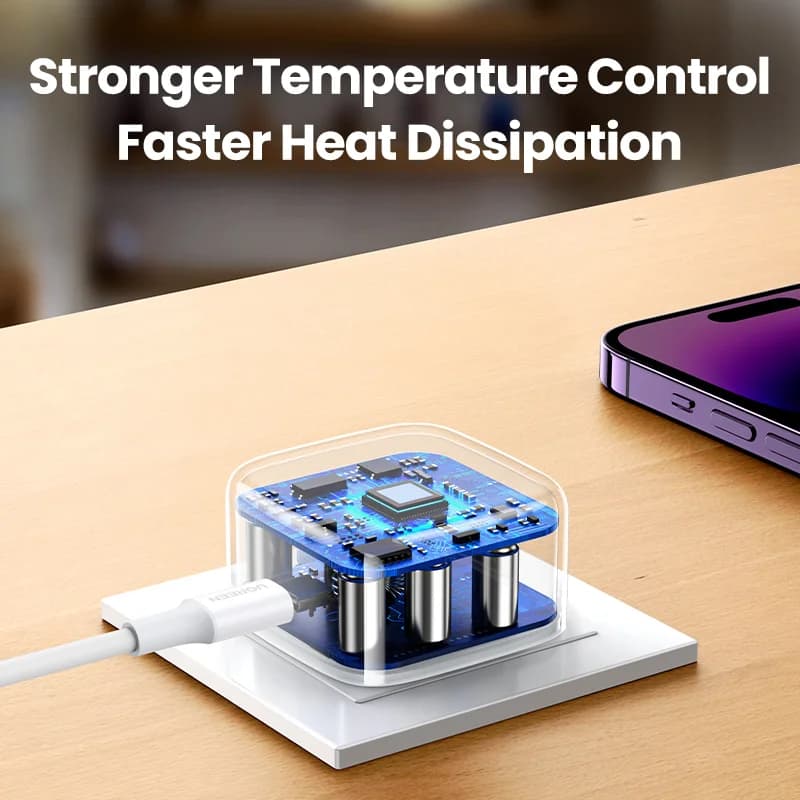 30W USB-C Fast Charger with UK Plug