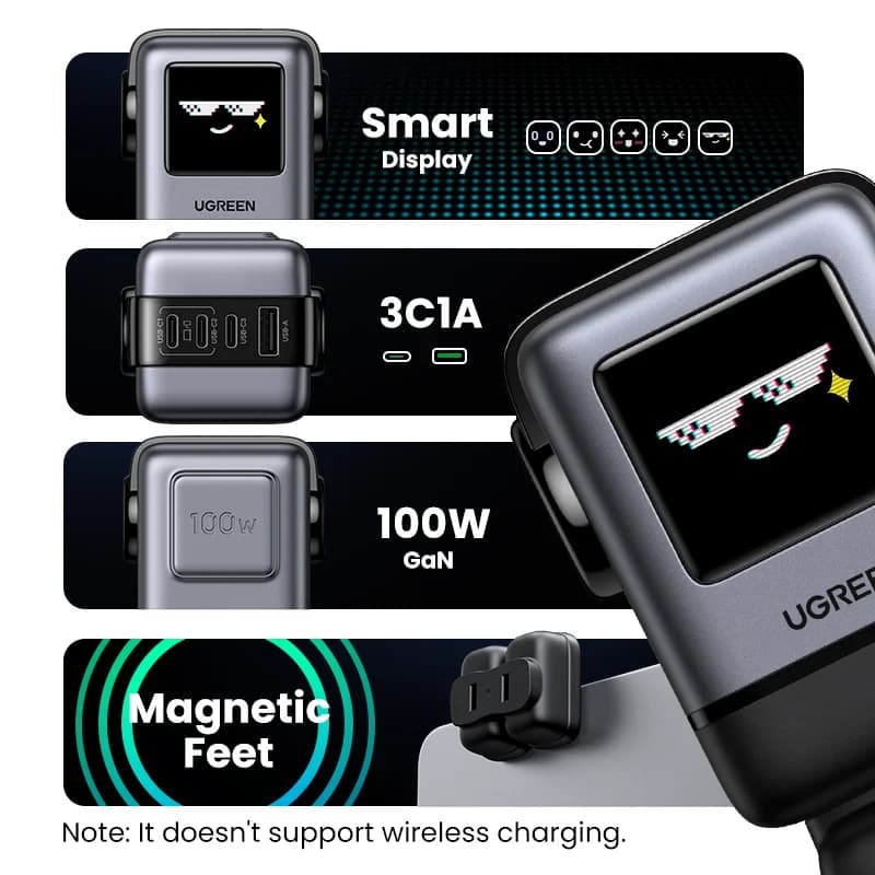 100W GaN USB-C Fast Charger with PPS