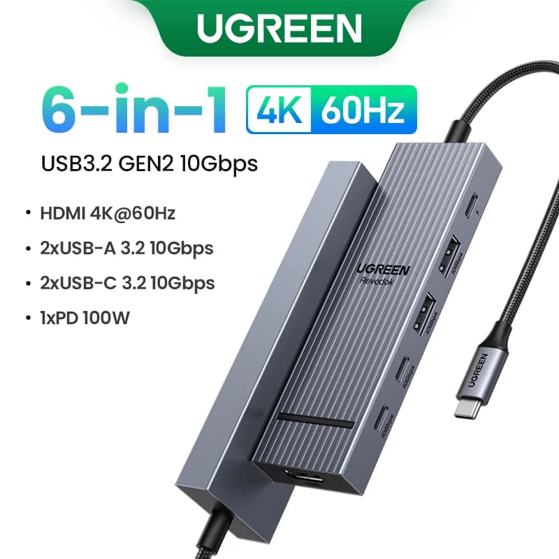 USB-C Hub with 4K HDMI & 100W PD