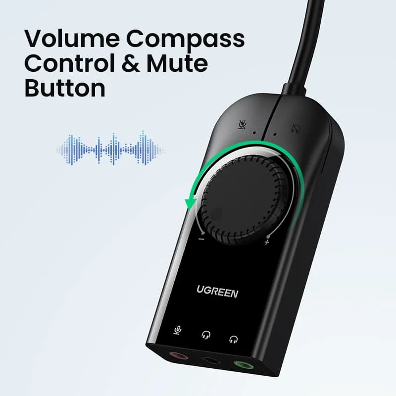 USB External Audio Interface Sound Card