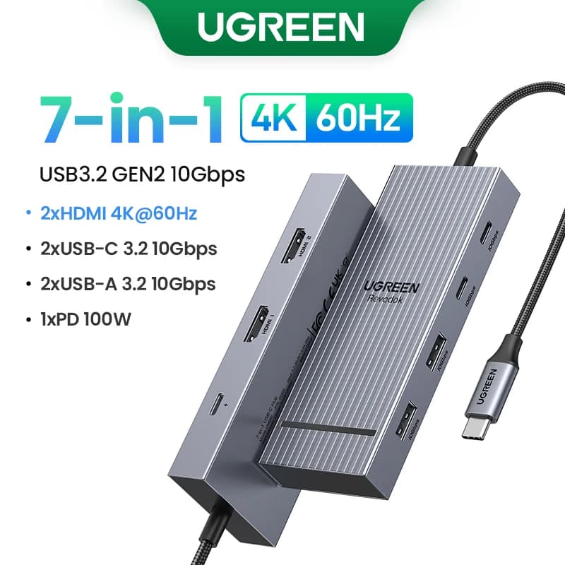 USB-C Hub with 4K HDMI & 100W PD
