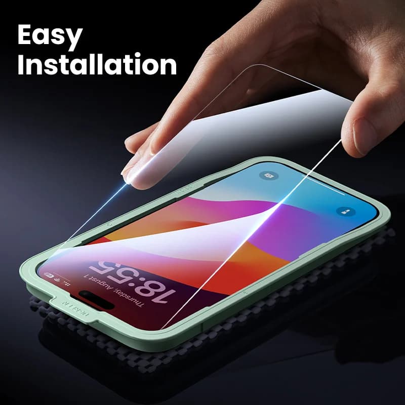 2-Pack Tempered Glass Screen Protector for iPhone