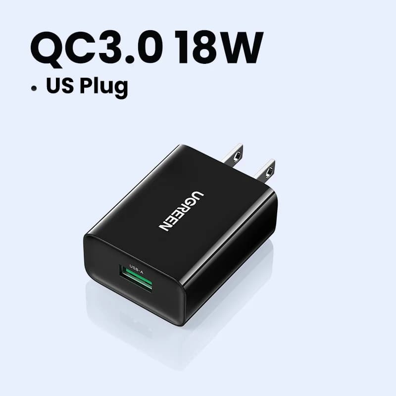 18W USB Wall Charger with Quick Charge 3.0