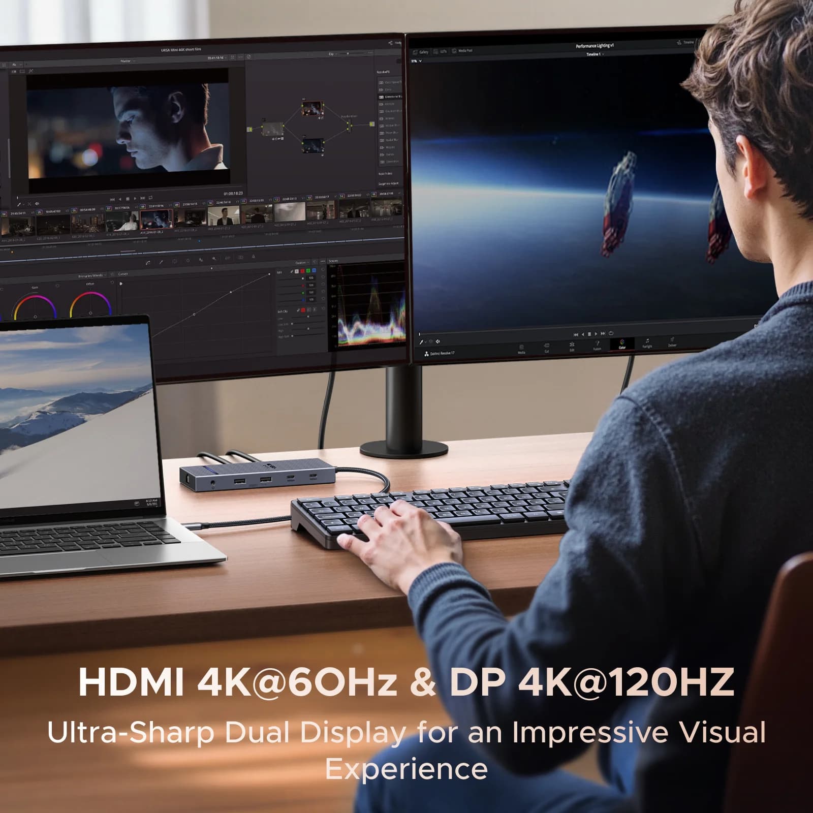 11-in-1 USB-C Hub, 4K@120Hz, 10Gbps, PD100W