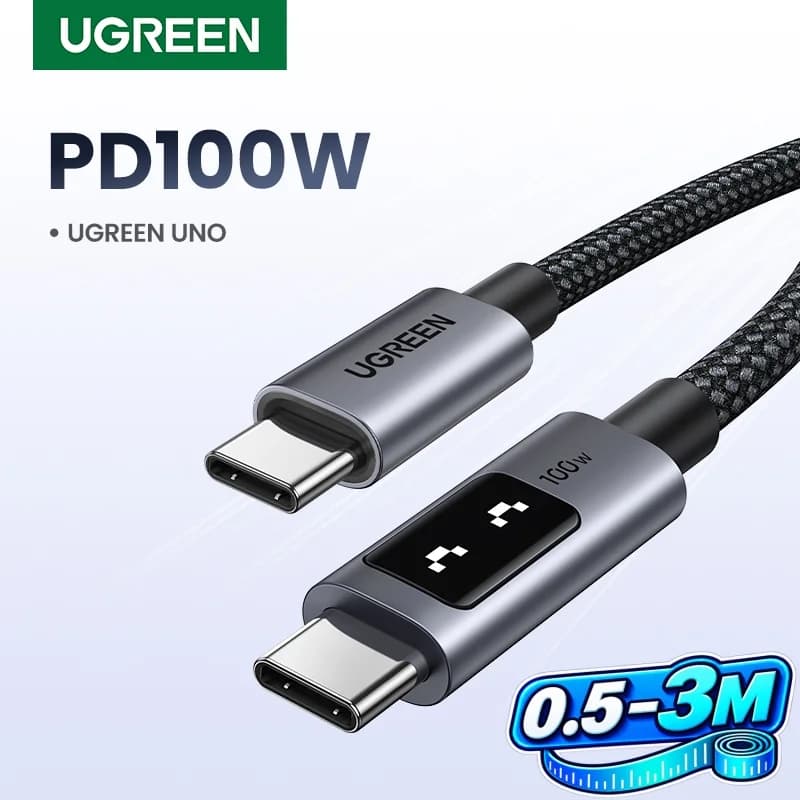USB-C to USB-C Cable, 100W PD, 0.5-3m
