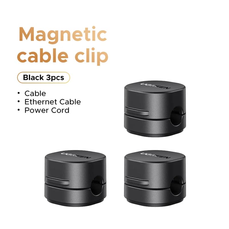 Magnetic Cable Organizer Clips for Desk