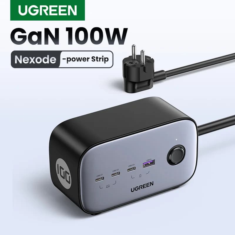 100W GaN Desktop Charging Station Power Strip