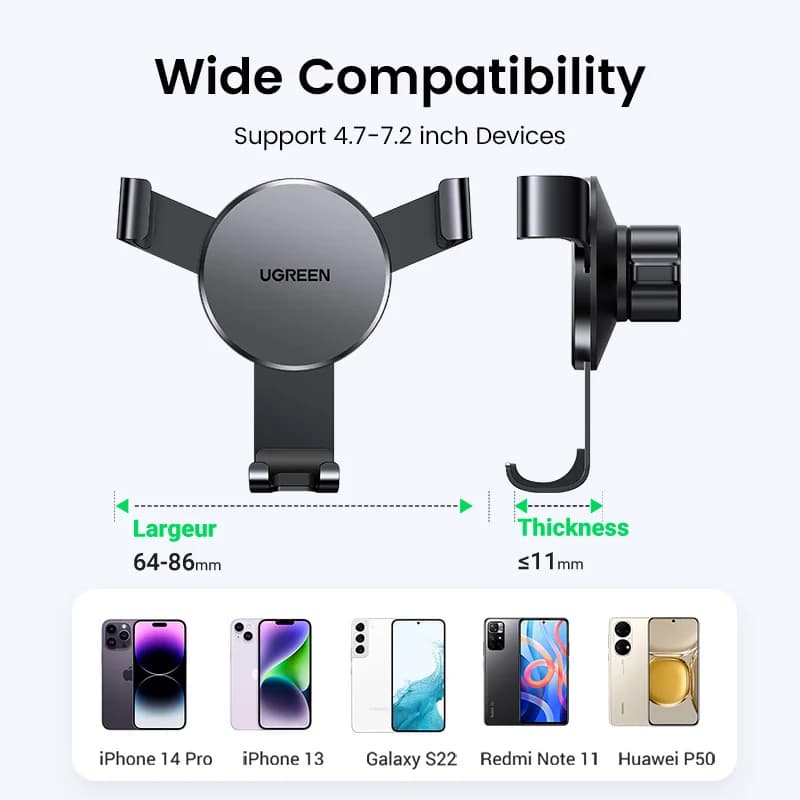 Gravity Car Phone Holder for Air Vent