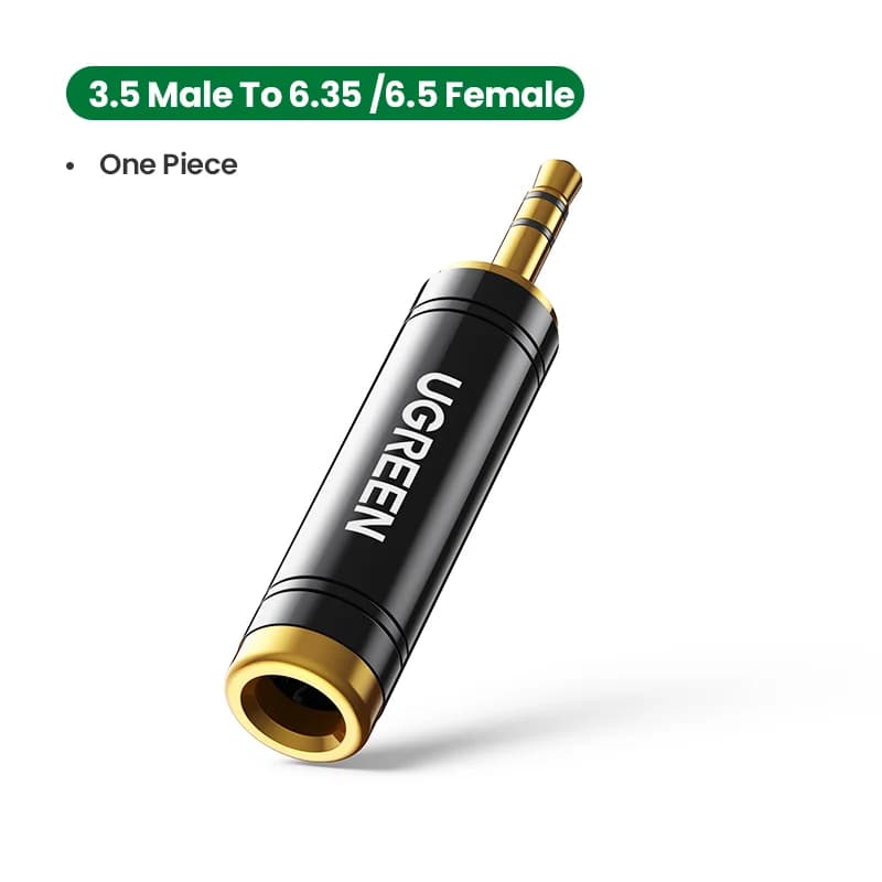 3.5mm Male to 6.35mm Female Audio Adapter