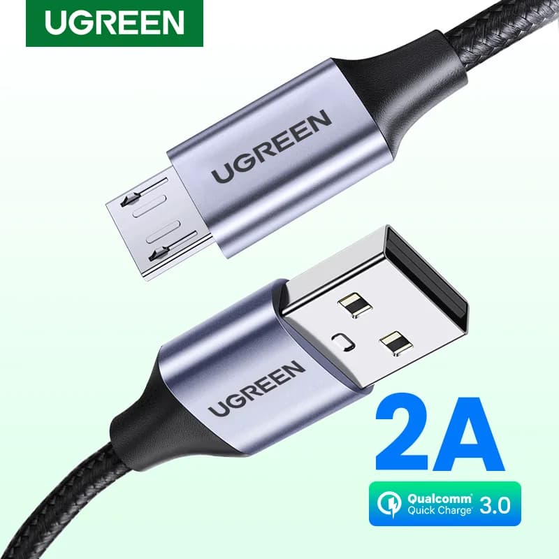 Micro USB Cable, 2A, Nylon Braided